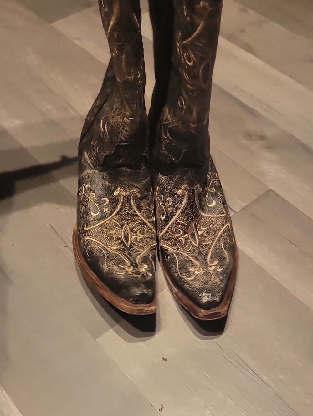 Circle G by Corral L5048 Distressed Brown Embroidered Western Boot Size 6.5 - Picture 4 of 8